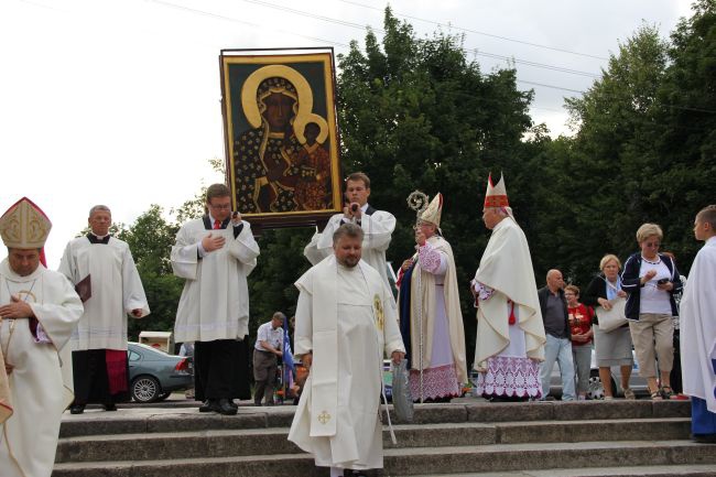 Wizyta Ikony Jasnogórskiej w Archidiecezji 14.08.2012