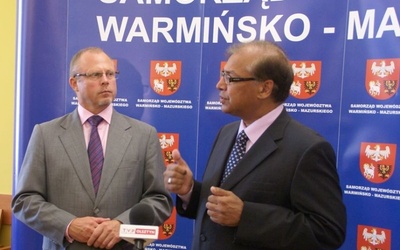 Marszałek Jacek Protas i ambasador Murad Ali 