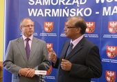 Marszałek Jacek Protas i ambasador Murad Ali 