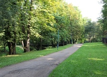 Park w Skierniewicach przed rewitalizacją