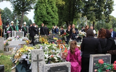 Pogrzeb śp. Piotra Szarego, górnika kopalni "Silesia"