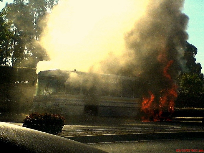 Austria: Zapalił się polski autobus