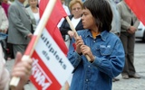 W marszu wzięli udział także najmłodsi Polacy