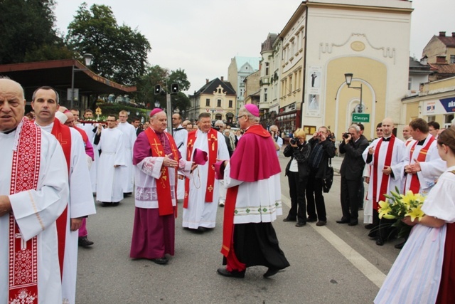 Polsko-czeska procesja ku czci św. Melchiora w Cieszynie