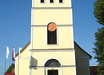 Kościół św. Andrzeja Boboli w Białej Piskiej, gdzie znajduje się epitafium