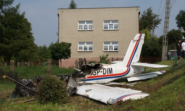 Awionetka spadła w Rybniku