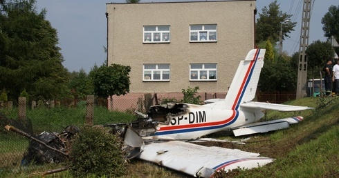 Awionetka spadła w Rybniku