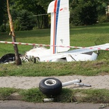 Samolot spadł przy przedszkolu