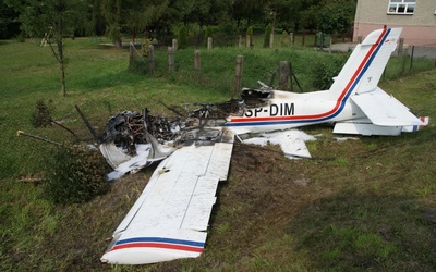 Samolot spadł przy przedszkolu