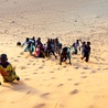 Dzieci na pustyni w Burkina Faso