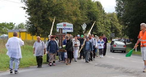 161 piesza pielgrzymka skępska na szlaku