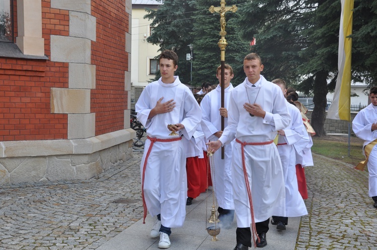 Rozpoczęcie peregrynacji obrazu MB Borzęcińskiej