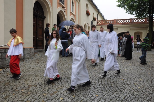 Ministranci na Górze św. Anny