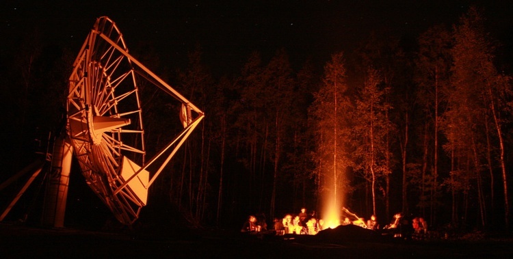 Radioteleskop RT9 w Rzepienniku