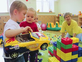  Na powierzchni ponad 400 mkw. maluchy mają możliwość zabawy, odpoczynku, ale i rehabilitacji