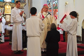 Błogosławień-stwa pani Marii udzielił bp Andrzej Czaja