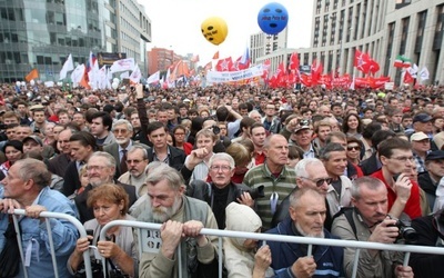 Manifestacja antyputinowska w Moskwie