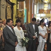 Przedstawiciele romskich pielgrzymów