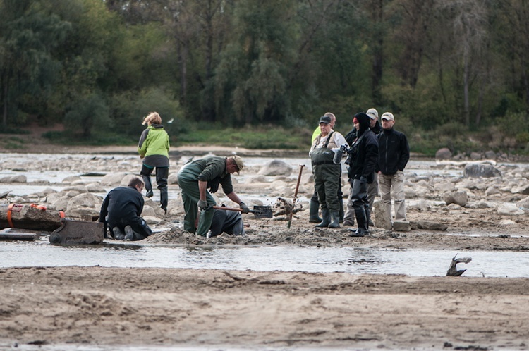 Wyciągają skarby z Wisły