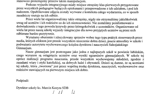 Otrzęsiny - nadmuchiwanie sensacji