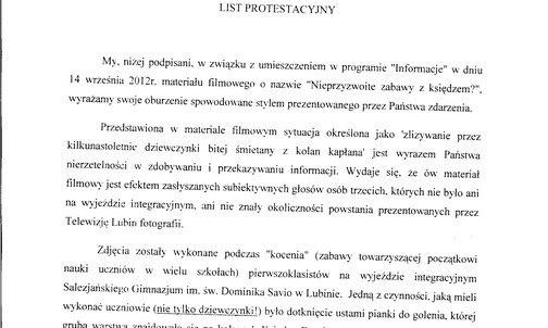 Otrzęsiny - nadmuchiwanie sensacji