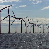 W 2010 roku na morzach w Europie działało  30 farm z 6100 turbinami o łącznej mocy prawie 4000 MW. EWEA (European Wind Energy Association) przewiduje, że do 2020 r. łączna moc turbin wiatrowych na morzach Europy wzrośnie 50-krotnie  –do wartości 200 GW mocy. Pierwsza polska morska farma wiatrowa, z około 60 turbinami, będzie zlokalizowana niedaleko Słupska. Jej moc ma wynosić od 122  do 183 MW