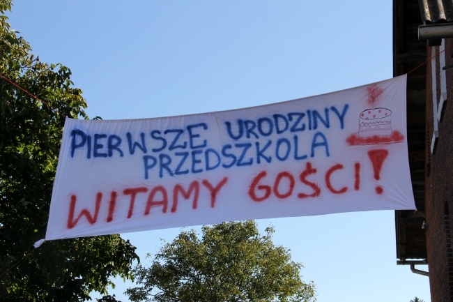 W sobotę, 29.09.2012 starzyńskie "przedszkole pod Aniołami" obchodziło pierwsze urodziny