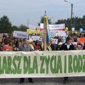 Marsz jest radosną manifestacją życia