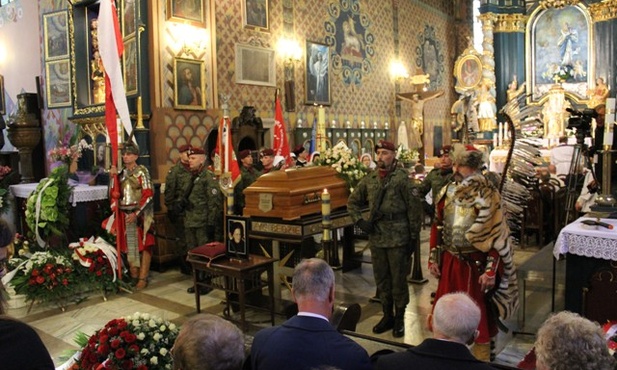 Pogrzeb śp. arcyksiężnej Marii Krystyny Habsburg w żywieckiej konkatedrze