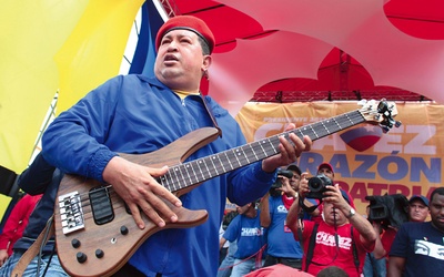 Podczas  kampanii wyborczej  Hugo Chávez  był w doskonałej formie