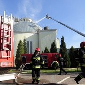 Pożar kościoła w Toruniu