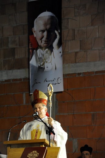 Wmurowanie kamienia węgielnego pod kościół pw. bł. Jana Pawła II