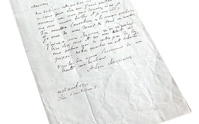 Rękopis Adama Mickiewicza wzbogaci zbiory Biblioteki Narodowej 