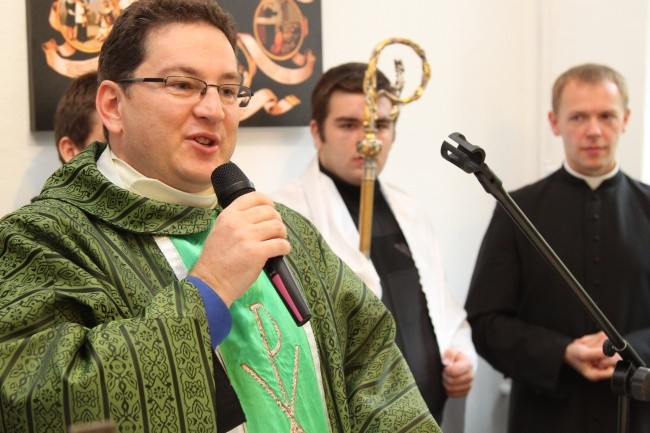 Poświęcenie kaplicy w Lubiążu