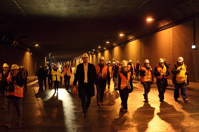 Tak naprawiają tunel Wisłostrady