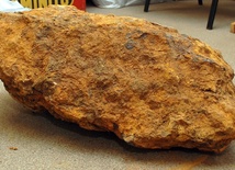 Meteoryt 164. kilogramowy znaleziony w rezerwacie Moraska 6 lat temu