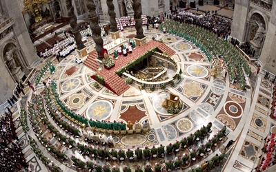 Synod Biskupów zakończyła Msza św., odprawiona w Bazylice  św. Piotra 28.10.2012 r.