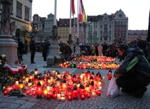 Prezydent Kaczorowski we Wrocławiu 