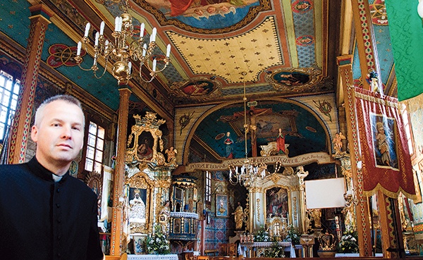 – Od paru lat trwa renowacja wnętrza tymowskiej świątyni – mówi ks. Jerzy Kawik