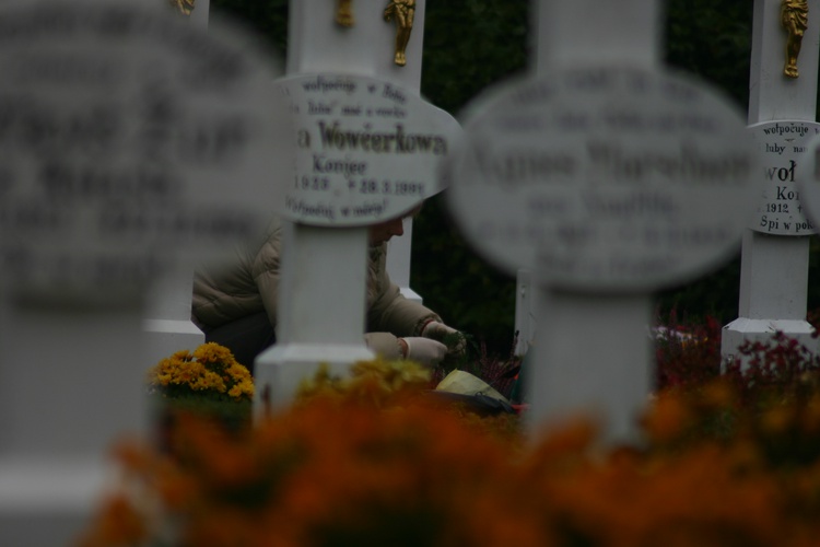 Biały cmentarz w serbołużyckiej Ralbicy
