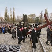  Oświęcim-Brzezinka. Krzyż nieśli przedstawiciele parafii i ruchów kościelnych