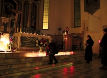 Nabożeństwo w kościele Świętego Ducha w Łowiczu