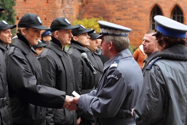 Ślubowanie policjantów