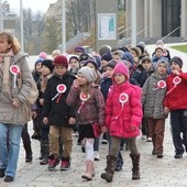 Żywa flaga na święto niepodległości