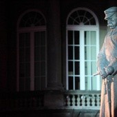 Capstrzyk Niepodległościowy pod pomnikiem marszałka Piłsudskiego