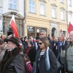 Świętowanie niepodległości na krakowskim Rynku Głównym