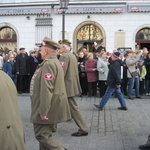 Świętowanie niepodległości na krakowskim Rynku Głównym