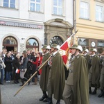 Świętowanie niepodległości na krakowskim Rynku Głównym