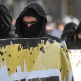 Demonstracja skrajnie lewicowego "Porozumienie 11 Listopada"