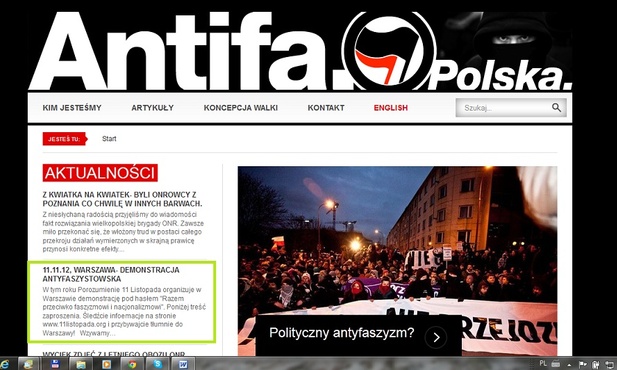 Antifa: bandyci wzywają do eksterminacji